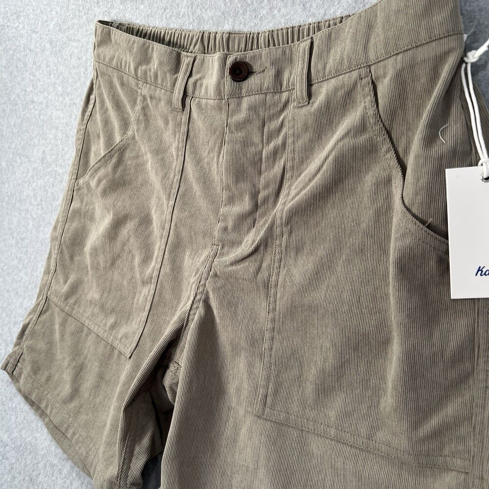 Katin Trails Corduroy Short Mens Medium Surf brown tan Beach NWT